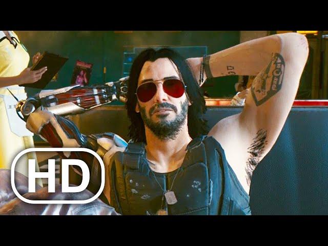 CYBERPUNK 2077 Keanu Reeves All Scenes (Johnny Silverhand Cutscenes)