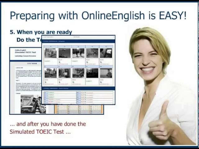 OnlineEnglish.EU, Online TOEIC Test Preparation for the TOEIC Listening & Reading Test