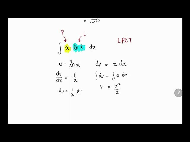 Example Integration By Part