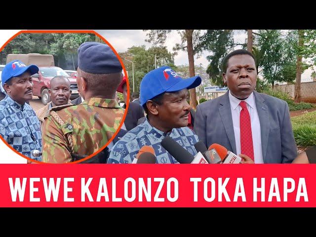 DRAMA AS KALONZO IS BLOCKED AT THE DCI HQ WHEN HE WENT TO RESCUE WAITITU|| News Time Tv