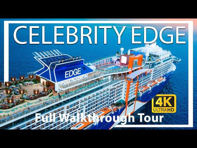 Celebrity Edge | Full Walkthrough Ship Tour & Review | Ultra HD | 2023 New | Celebrity Cruise Lines