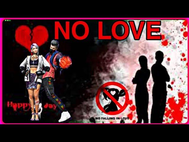 No Love free fire love story cinematic Video in gaming samim yt 