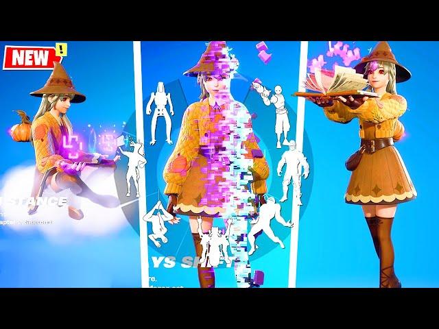 NEW Lexa Hexbringer Fortnite Skin doin' Glitched Built-In Emotes & Funny Dances