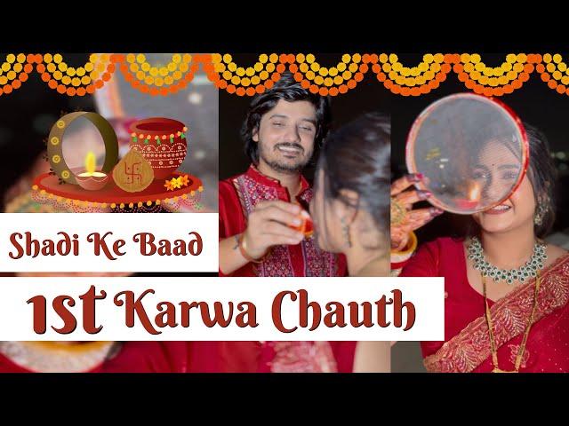 Shadi Ke Baad First Karwa Chauth  #pjdivya #vlog