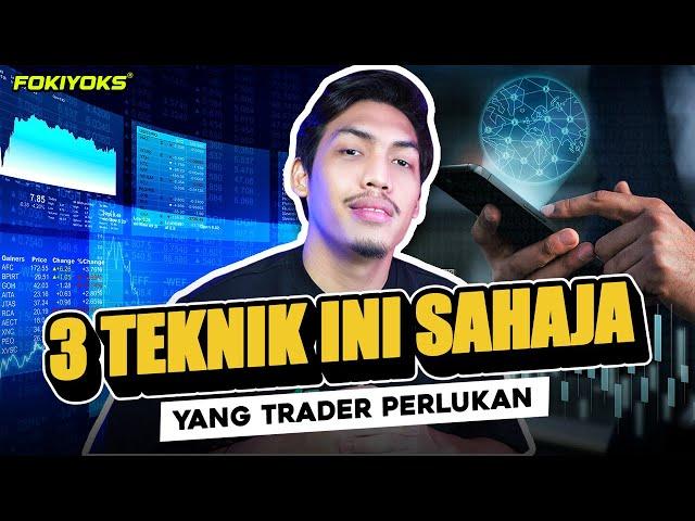 3 Teknik Terbaik Untuk Trader | Mesti Dah Boleh Trade Sendiri Lepas ni !