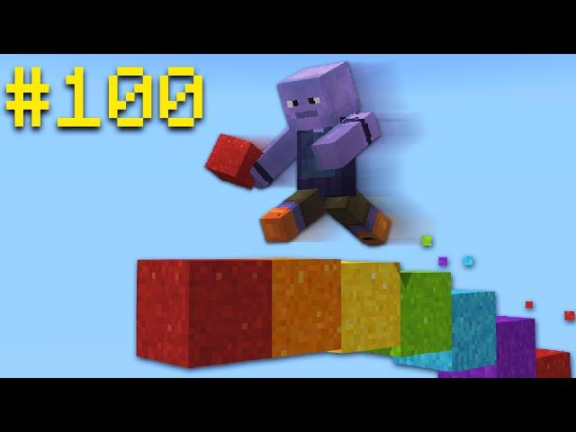 100 IMPOSSIBLE Minecraft Bedrock Skills