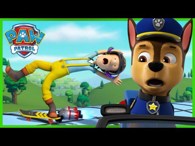 Die PAW-Patrol rettet Turbot auf einem Skateboard mit Raketenantrieb! - PAW Patrol Germany Cartoons