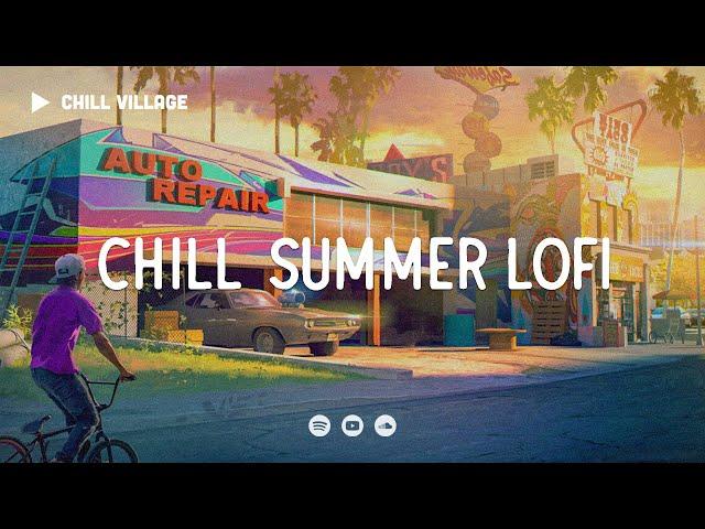 Vintage Summer Vibes ️ Summer Lofi Deep Focus Study/Work Concentration [chill lo-fi hip hop beats]