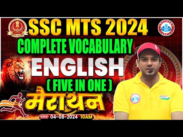 English Vocabulary Marathon Class | English Marathon For SSC MTS, CGL, CPO, CHSL | By Sanjeev Sir