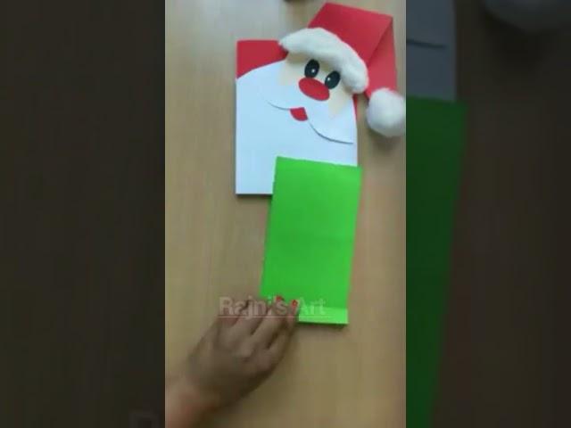 Santa card for Christmas #Viralcard #shorts #santacard #christmas #christmasgift @RajnisArt