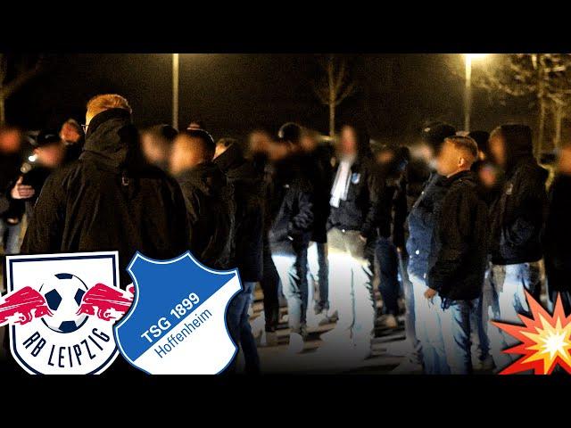 Boxerei zwischen Leipzig- und Hoffenheim Ultras in der Stadt! (vor dem Spiel)