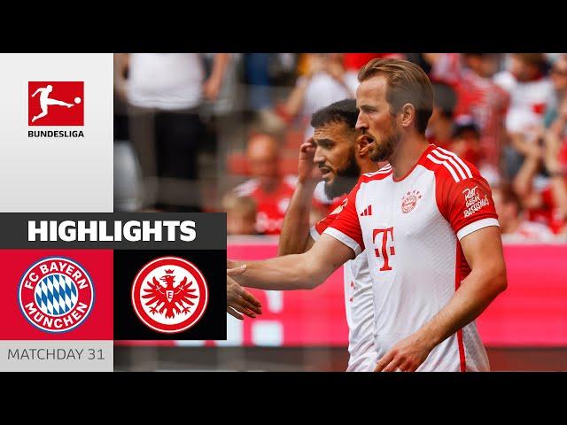 Kane Strikes Twice! | FC Bayern München - Eintracht Frankfurt 2-1 | Highlights | Matchday 31 – BULI