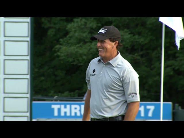 Phil Mickelson's all-time best flop shots