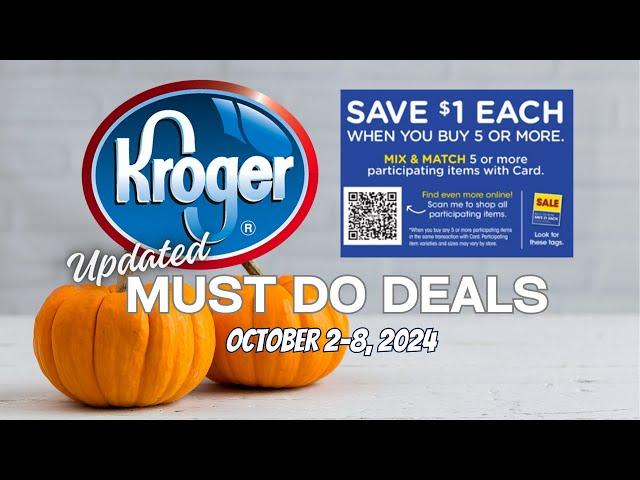 *IBOTTA FREEBIE* Kroger UPDATED (Again) Must Do Deals for 10/2-10/8 | Mega & MORE