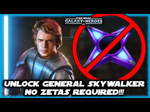 Get General Skywalker - NO ZETAS NECESSARY!!!  GAS Event Complete in Star Wars Galaxy of Heroes