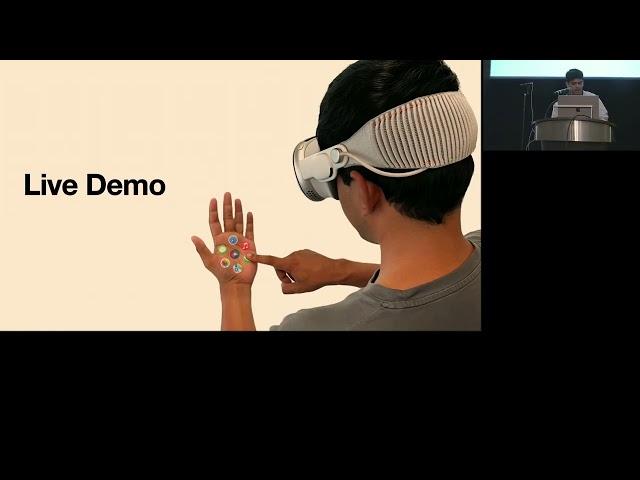 [UIST 2024] EgoTouch: On Body Touch Input Using AR VR Headset Cameras