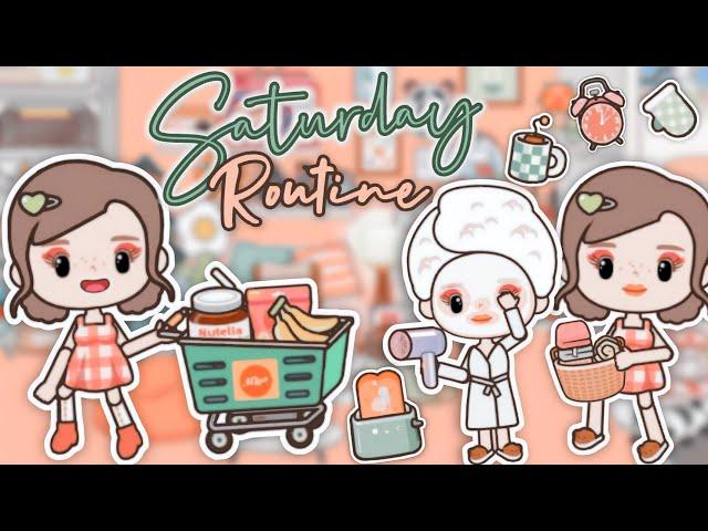 Miga World Aesthetic SATURDAY Routine ASMR| Aesthetic Routine| Miga town |tocaboca