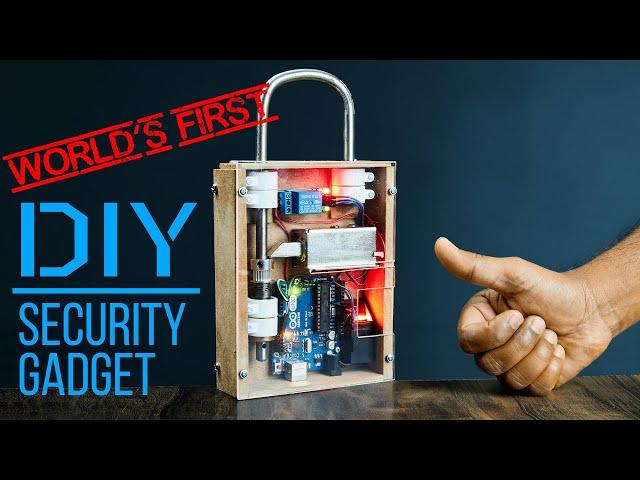 How to make Real Fingerprint Door Lock at home | TecH BoyS ToyS