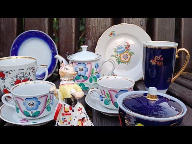 БАРАХОЛКА ПОЧАЙНА ВРАЗИЛА КОБАЛЬТОМ. УКРАЇНСЬКИЙ ПОРЦЕЛЯНОВИЙ ПОСУД @UkrainePorcelain