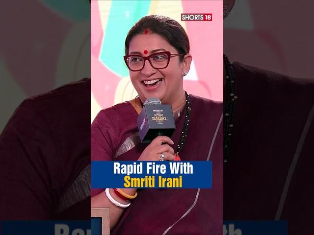 Rapid Fire Session With Union Minister Smriti Irani At Rising Bharat Summit | News18 | N18S