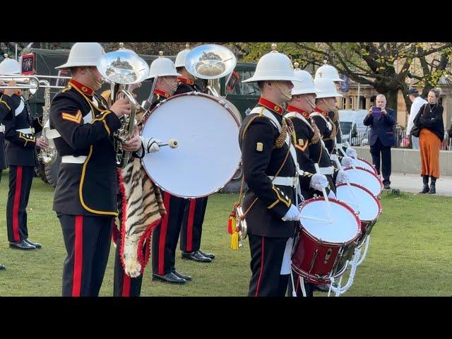 The Band of HM Royal Marines of Scotland Take Edinburgh by Storm! |Edinburgh Poppy Day | Remembrance