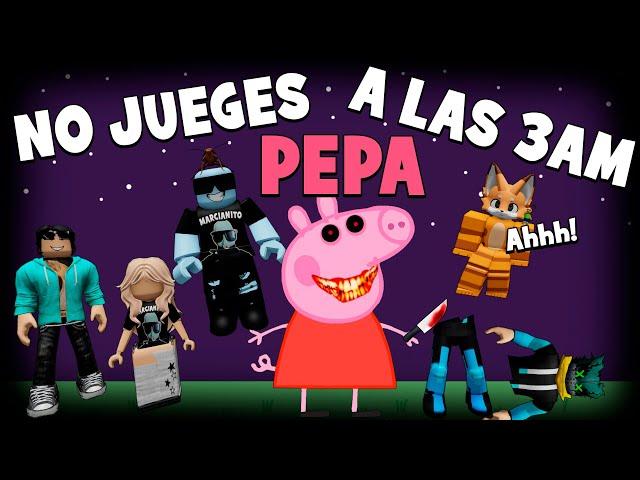 NO JUEGUES PEPA a las 3AM  #miedo #caca #roblox #pepa #parkour  #gameplay #marcianito #funny