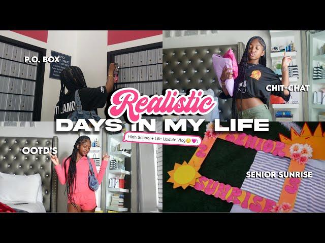 REALISTIC DAYS IN MY LIFE|*senior edition*| life update,chit chat,p.o box,gameday vlog|THEMIAAMARI