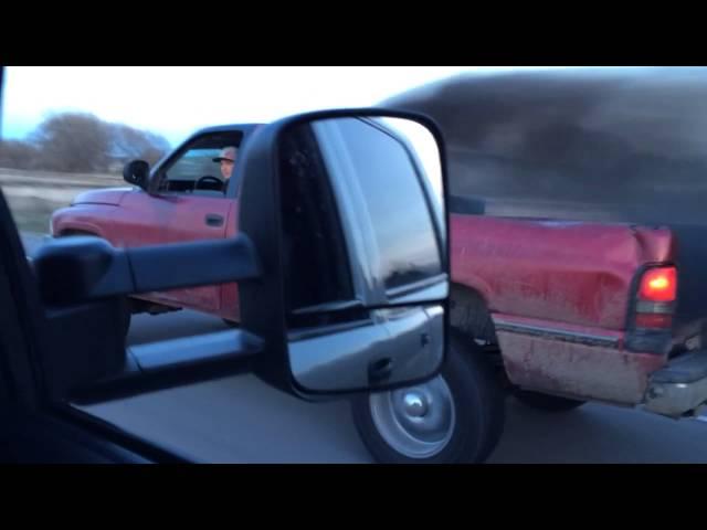 Lb7 duramax vs 12v cummins - Look at that kid's face when he loses!