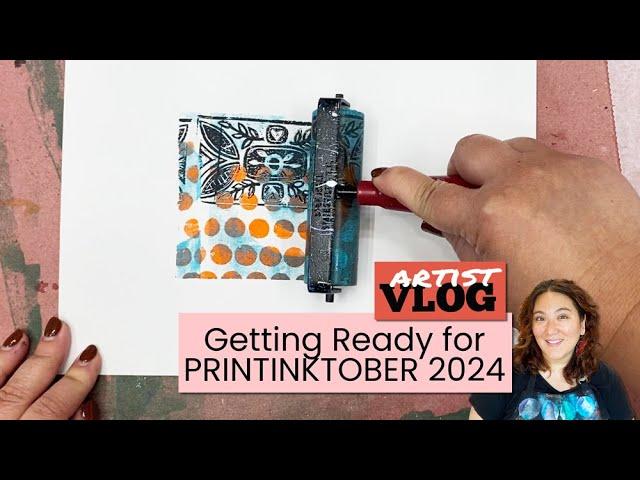 Artist Vlog 70: Getting Ready for PrintInktober (Inktober Variation) 2024