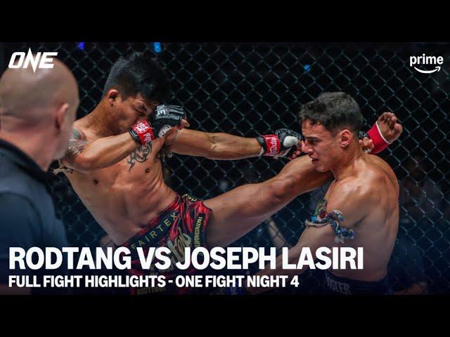 ONE Fight Night 4 | Rodtang vs Joseph Lasiri Full Fight Highlights | Prime Video