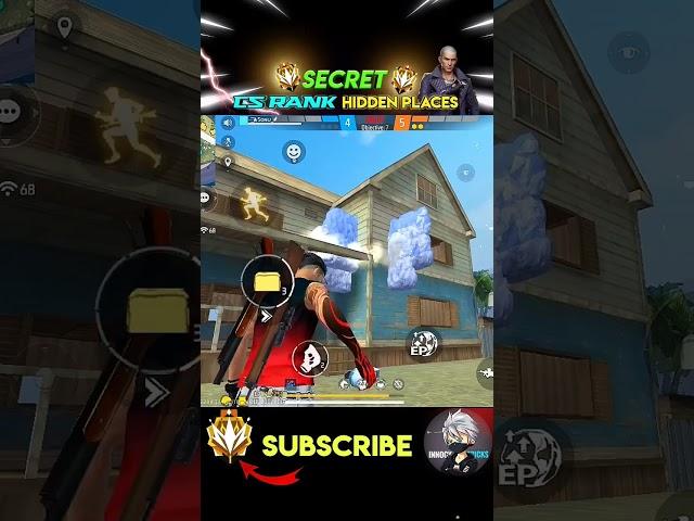 Secret Cs Rank Hidden Places  | cs rank Tips And Tricks | Garena Free Fire | #shorts #freefire