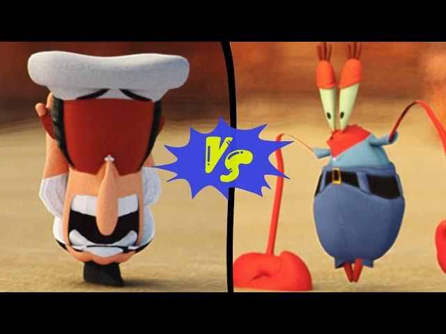 Peppino Spaghetti vs Mr. Krabs | Rampage Rumble 1