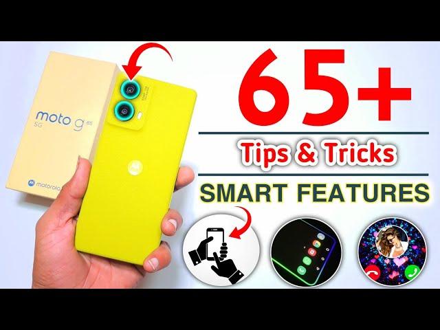 Moto G85 5G Tips and Tricks || Moto G85 Top 65+ Hidden Features, Moto G85 5G