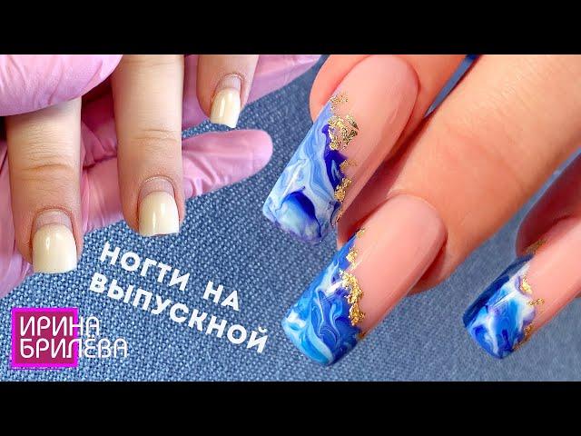 Nails for school graduation  Teenage manicure  Nail extension  Irina Brilyova