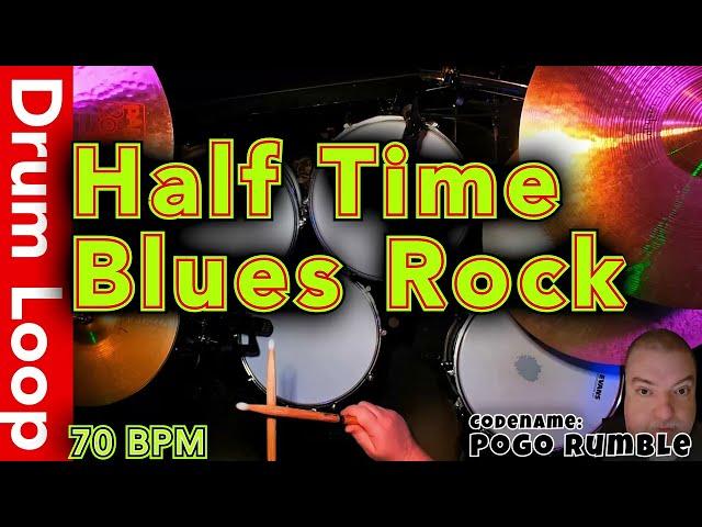 Shake Up Your Practice: Pogo Rumble's 20-Minute Half-Time Blues Rock Drum Loop