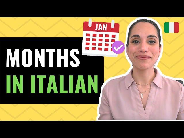 Basic Italian Words  Months in Italian + how to say dates CORRECTLY| Quick Italian