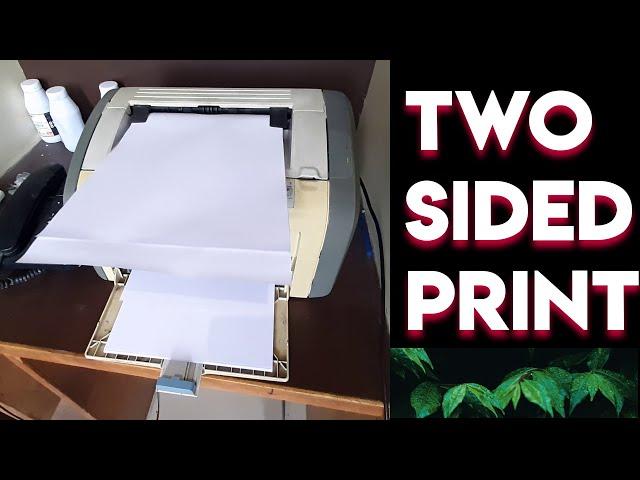 How To Print On Both Sides (Manually) Easy Way to Print Both Side Use Any Printer Two-Sided Print