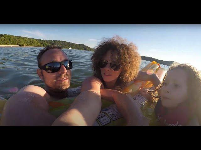 Kids playing with the Gopro Cabrewing Swimming at the Beach Brookville Indiana