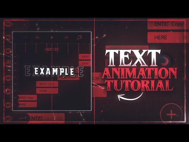 NEW TRENDING TEXT ANIMATION TUTORIAL \ - alight motion