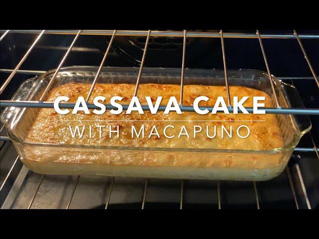 Special Cassava Cake with Macapuno