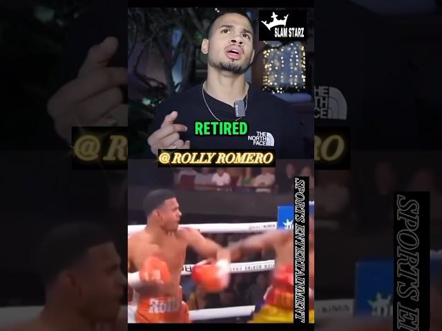 Rolando “Rolly” Romero Officially Declares Retirement || SLAM STARZ || #boxing #sports #boxingnews