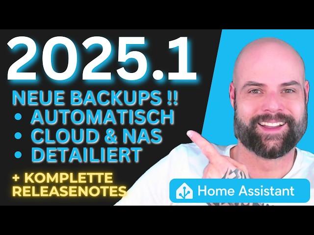 Home Assistant 2025.1: Revolutionäre Backups, What the Hack & mehr!