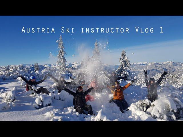 Austria Skiing vlog 1 | Snowminds Amwärter course | December 2020