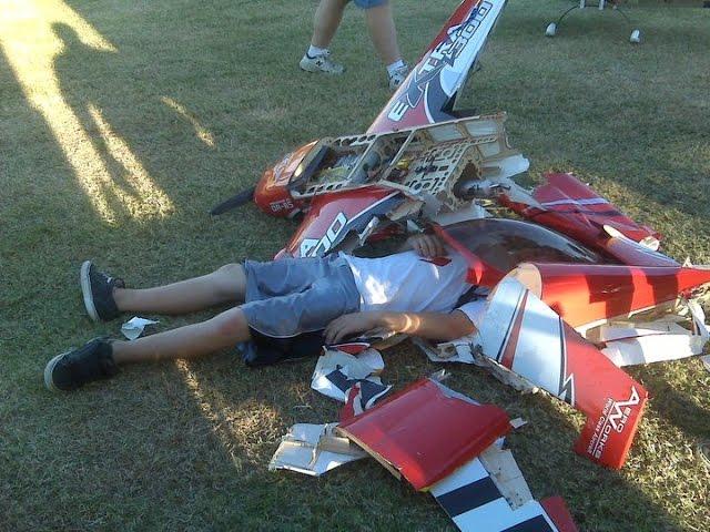 Horrific Fatal RC Plane Crash at SPCA Flying Field - INTO CROWD