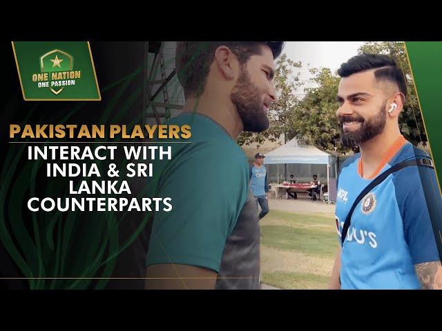  Shaheen meets Kohli, Pant, Chahal & Rahul |  Players Meet  &  Counterparts | PCB | MA2L