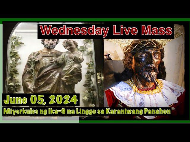 Filipino Live Mass Today Wednesday June 05, 2024