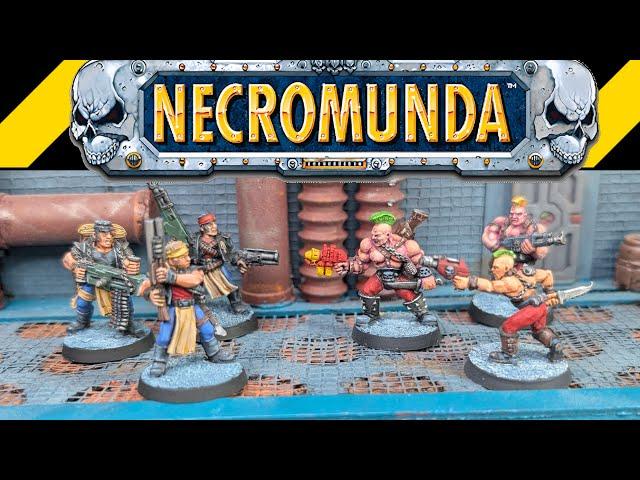 I started a retro Necromunda Campaign - here's the first game