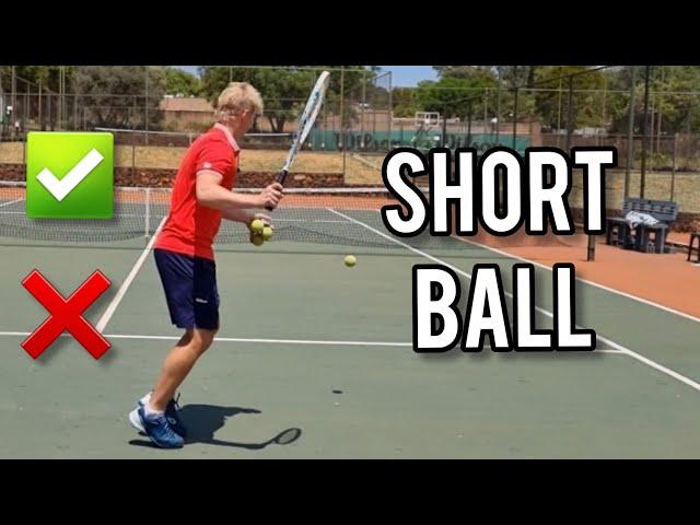 How to hit a short ball with confidence  @pieterbeckertenniscoaching5808