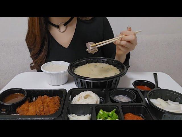 ira ASMR️ l Korean Food Sundaeguk l Eating Sound l Mukbang️