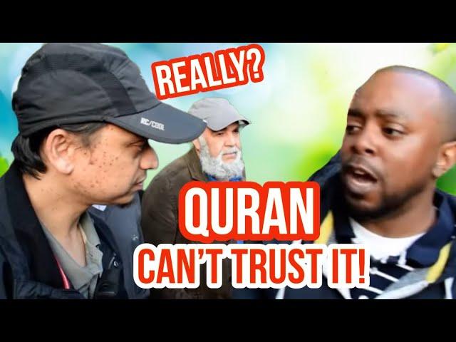 Quran can't be trusted!  Mansur Vs Agnostic | Speakers Corner | Hyde Park